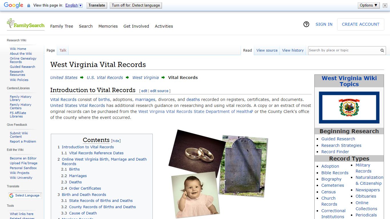 West Virginia Vital Records - FamilySearch Wiki